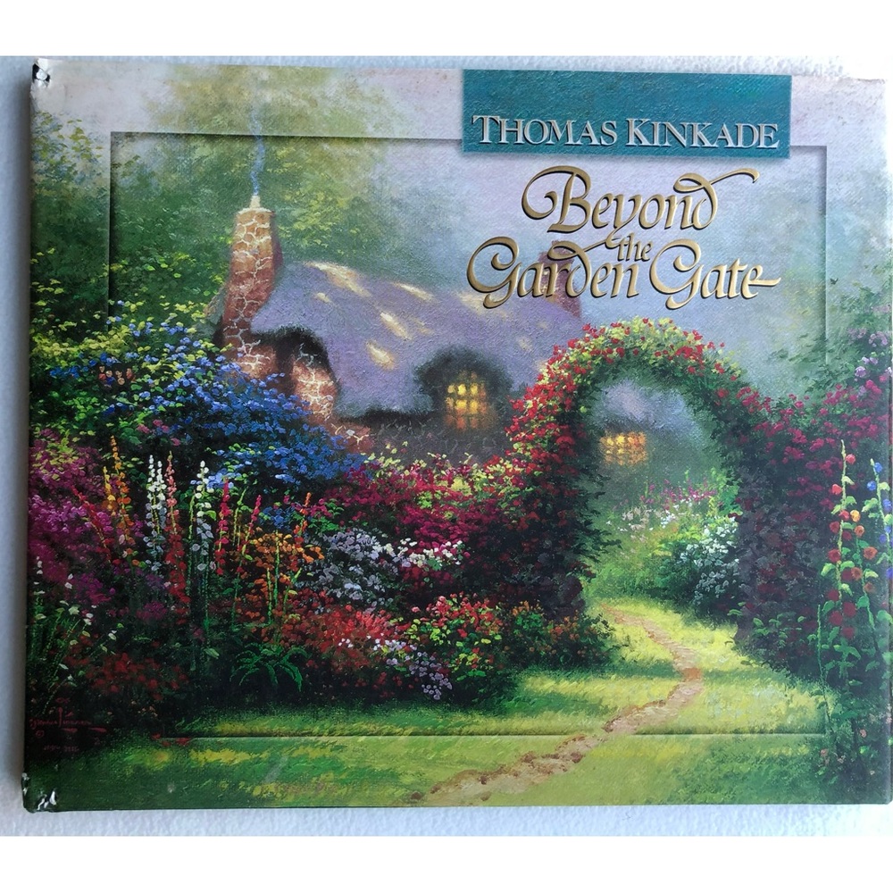 Vintage 1997 Thomas Kinkade Beyond the Garden Gate Hardcover Book
